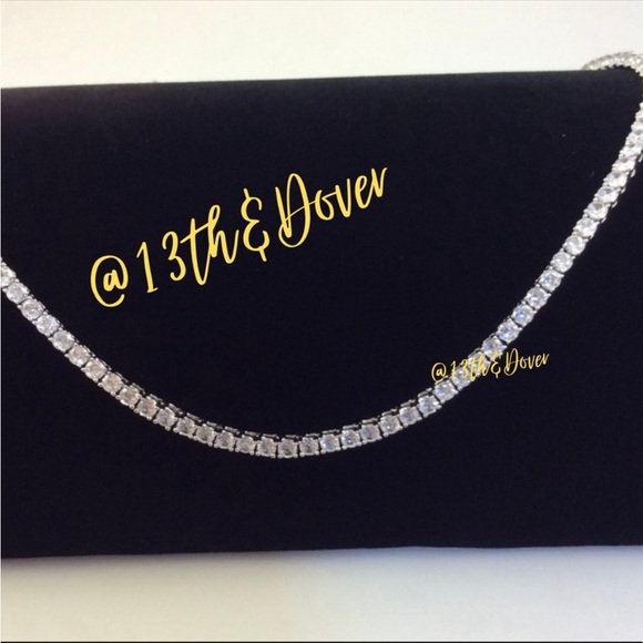 18k 42ct Tennis Necklace - Picture 8 of 11